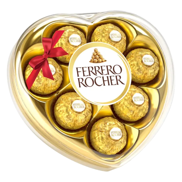 8 Piece Heart Boxed Chocolate Gift