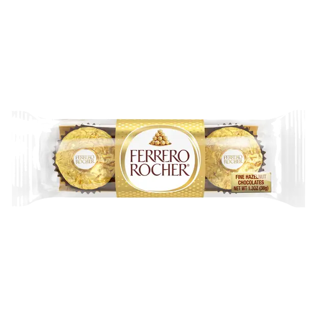 Rocher Fine Hazelnut Chocolates Candy - 3 ct
