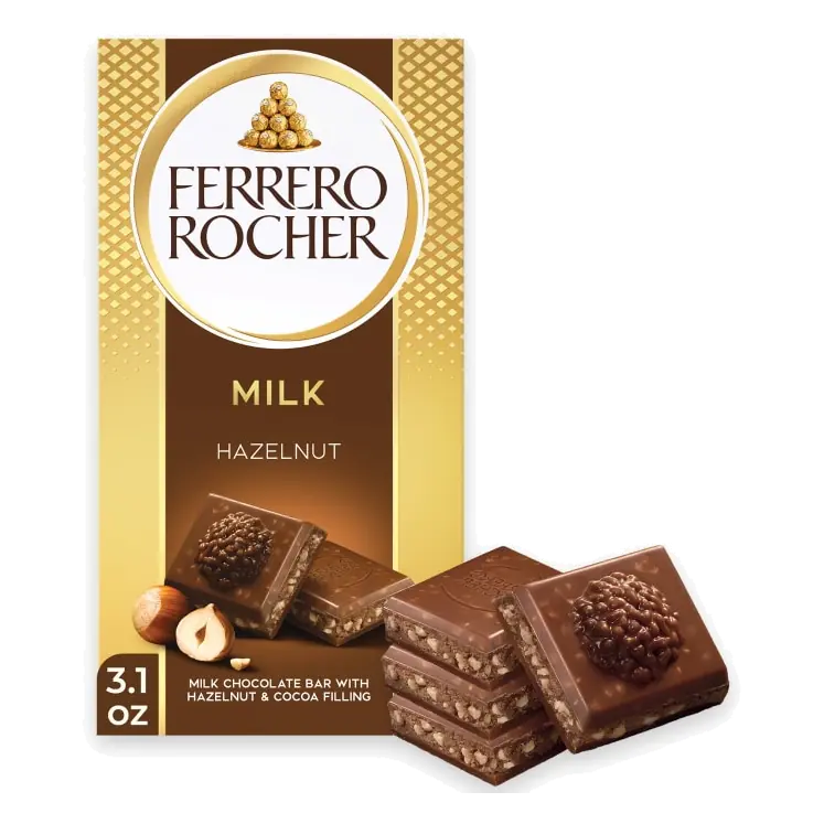 Hazelnut & Cocoa Filling Milk Chocolate Bar