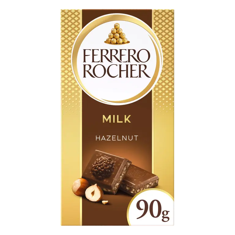 Ferrero Rocher Milk Chocolate Bar 90g