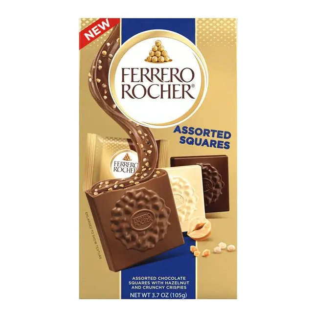 Rocher Premium Assorted chocolate squares Individually Wrapped Great for Sharing