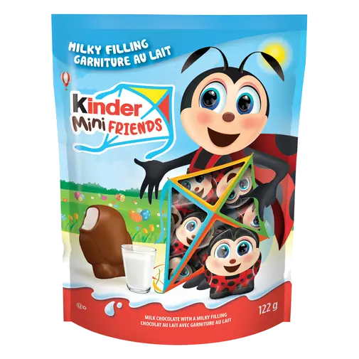 Kinder Milk Chocolate With A Milky Filling Mini Friends Easter 120 g