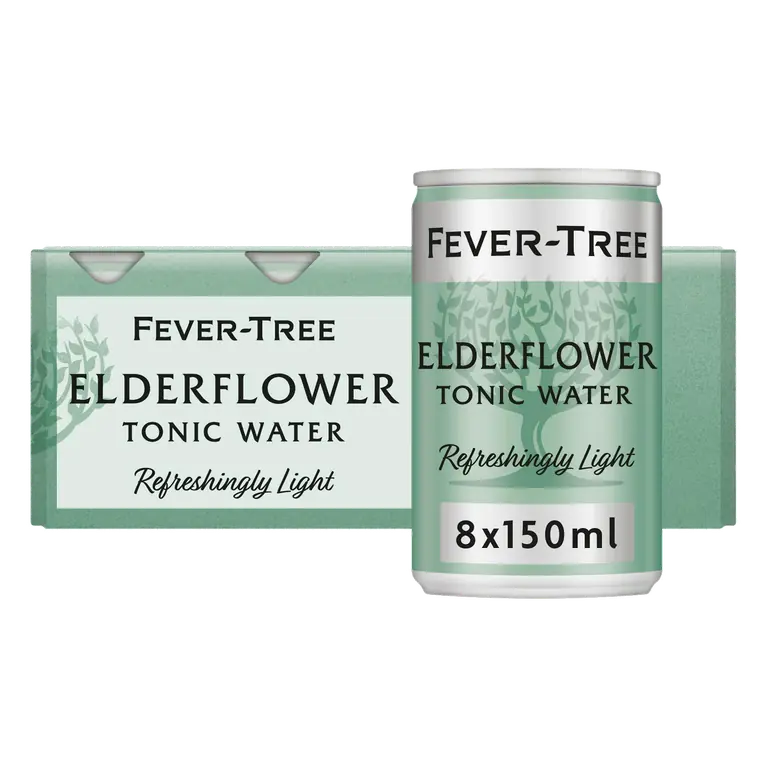 Light Elderflower Tonic Water 8x150ml