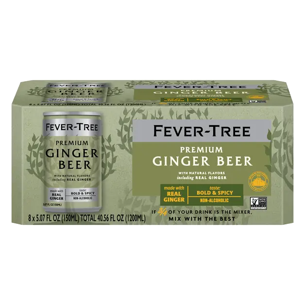 Premium Ginger Beer Soda - 8 pk
