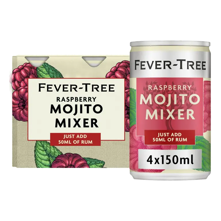 Raspberry Mojito Mixer 4 x 150ml