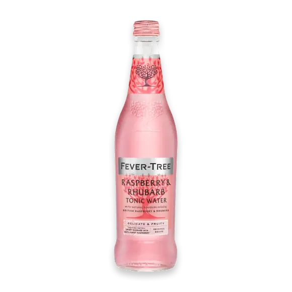 Rhubarb Tonic Water Drinkmix Glas