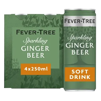 Sparkling Ginger Beer Cans