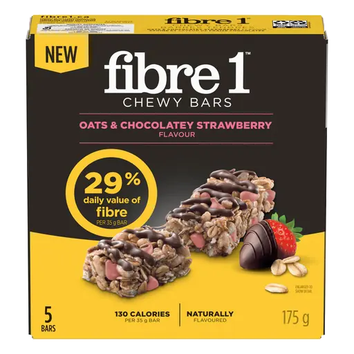 Chewy Bars Oatmeal Chocolatey Strawberry 5 Pack 175 g