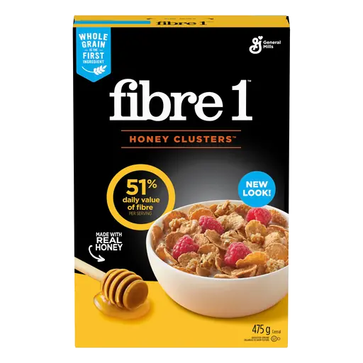 Fibre One Cereal Honey Clusters 475 g