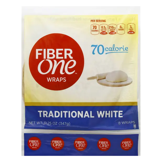 Traditional White Wraps - 8 ct