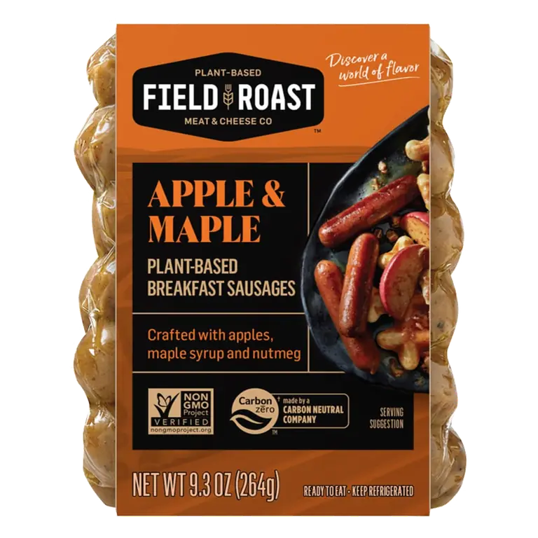 Apple & Maple Plant-Based Breakfast Sausages