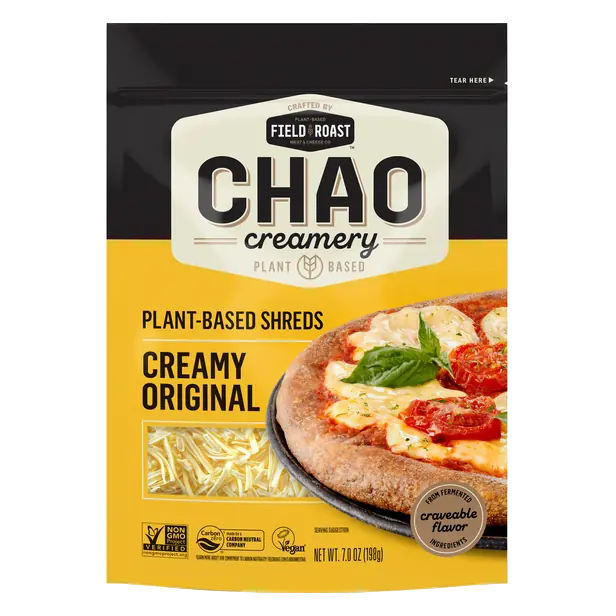 Chao Plant-Based Vegan Shredded Creamy Original