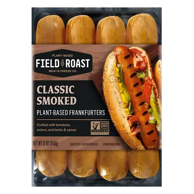 Frankfurters, Classic Smoked, Plant-Based