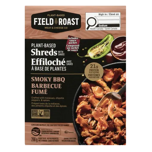 Plant Based Shreds Alternative Meat Smoky BBQ 298 g