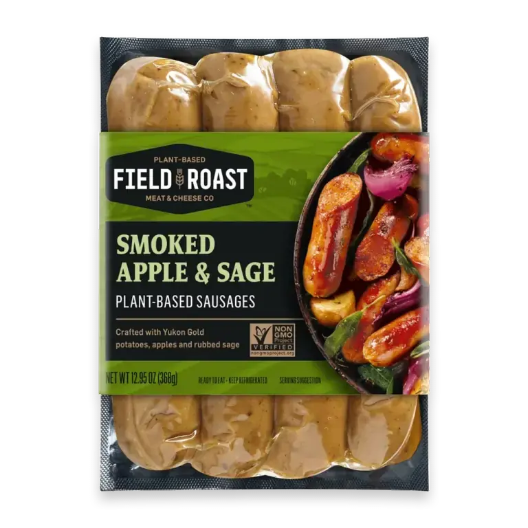 Smoked Apple & Sage Plant-Based Sausages