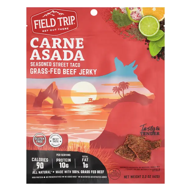 Grass-fed Carne Asada Seasoned Street Taco Beef Jerky
