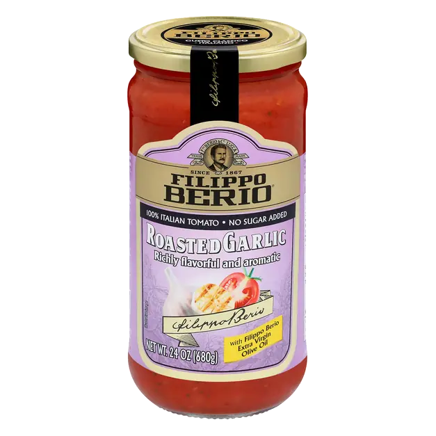 No Sugar Added Roasted Garlic Pasta Sauce