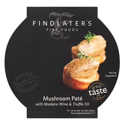 Findlater's Mushroom Pâté with Madeira Wine & Truffle Oil