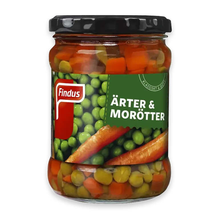 Ärter & morötter 305g