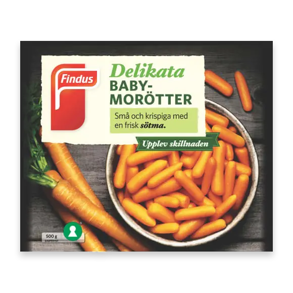 Babymorötter Frysta
