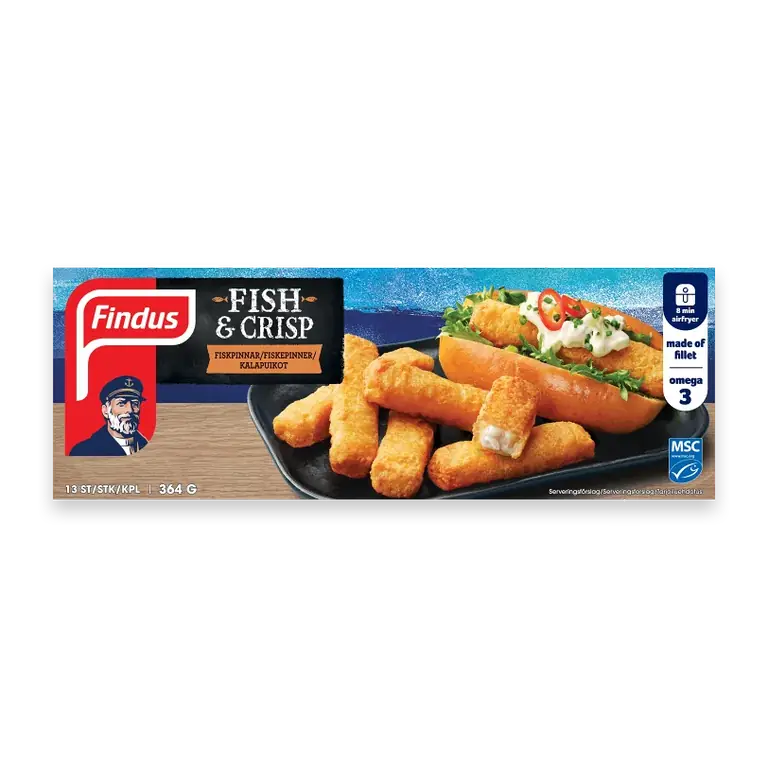 Fish & crisp fiskpinnar MSC 364g