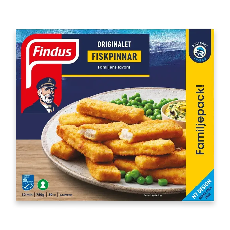 Fiskpinnar 750g