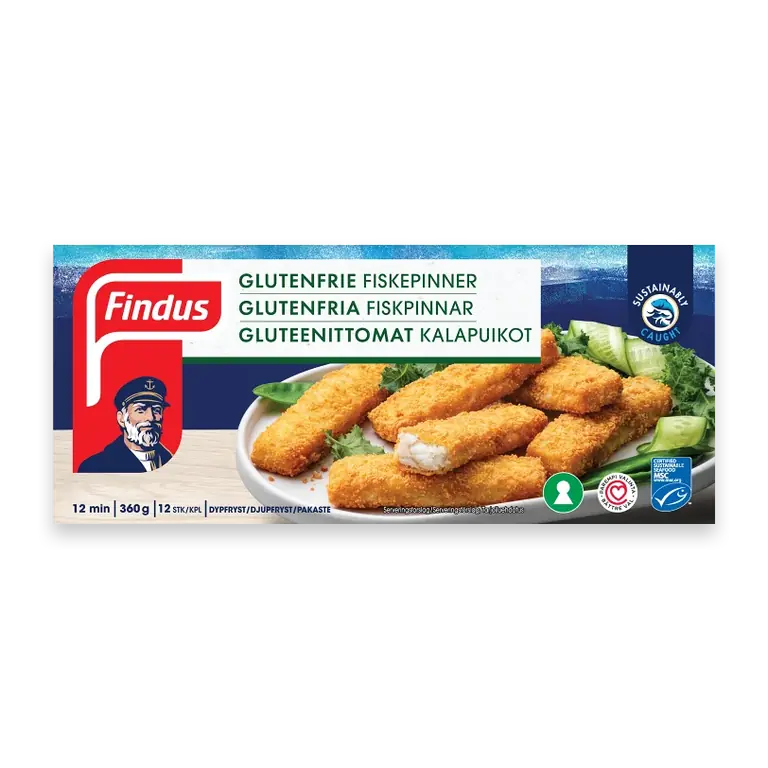 Fiskpinnar glutenfri 360g