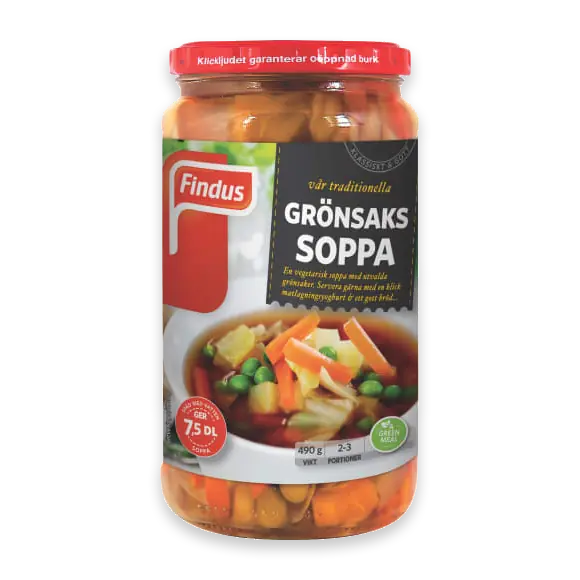 Grönsakssoppa 2-3 Port