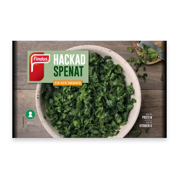 Hackad Spenat Fryst