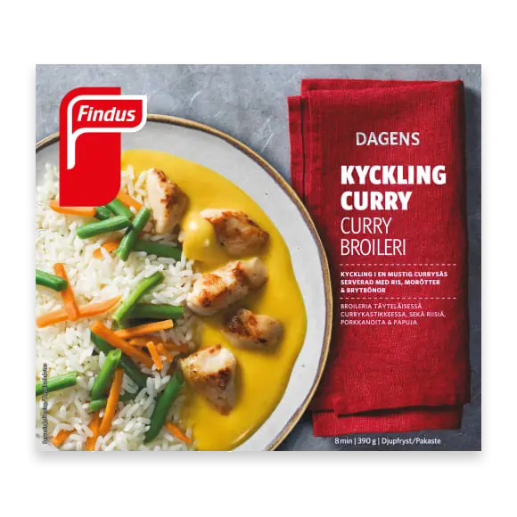 Kyckling Curry Fryst/1 Port
