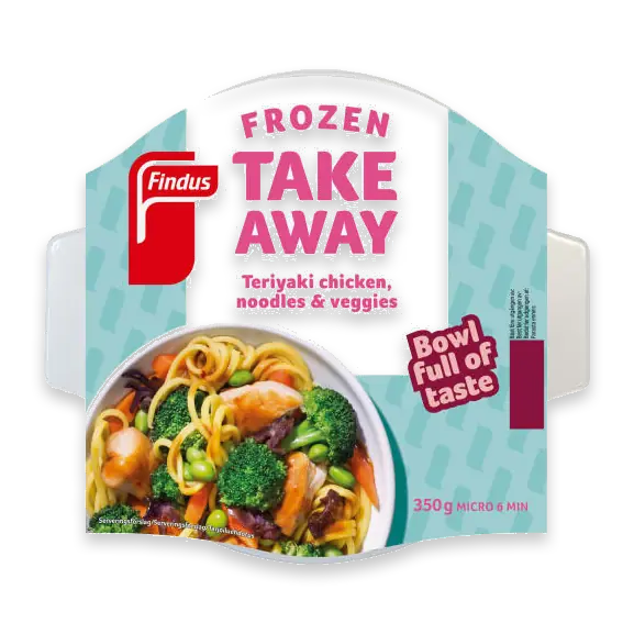 Kyckling Teriyaki/nudlar/grön