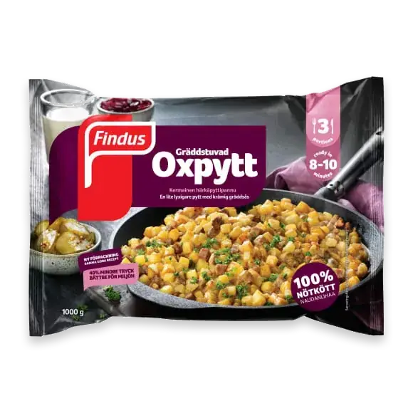 Oxpytt Gräddstuvad Fryst