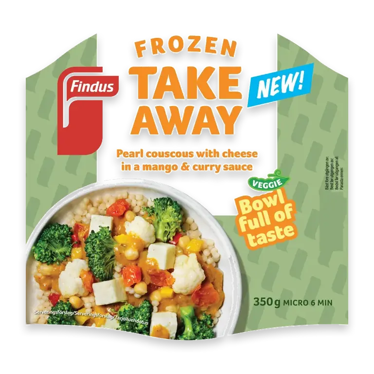 Pärlcouscous med ost i mango & currysås 350g