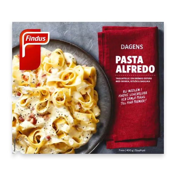 Pasta Alfredo Fryst/1 Port