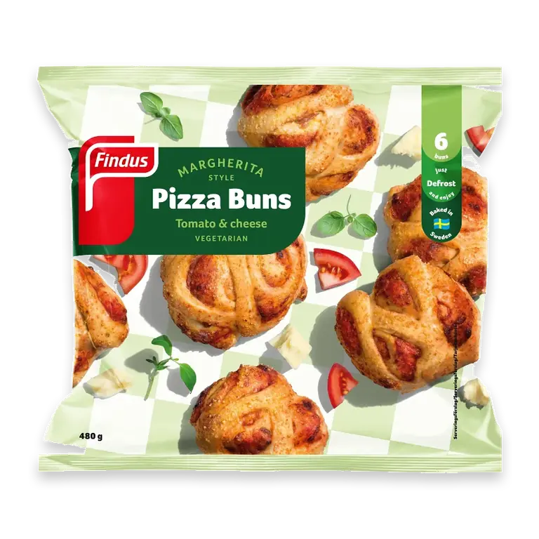 Pizzabullar med tomat och ost 480g