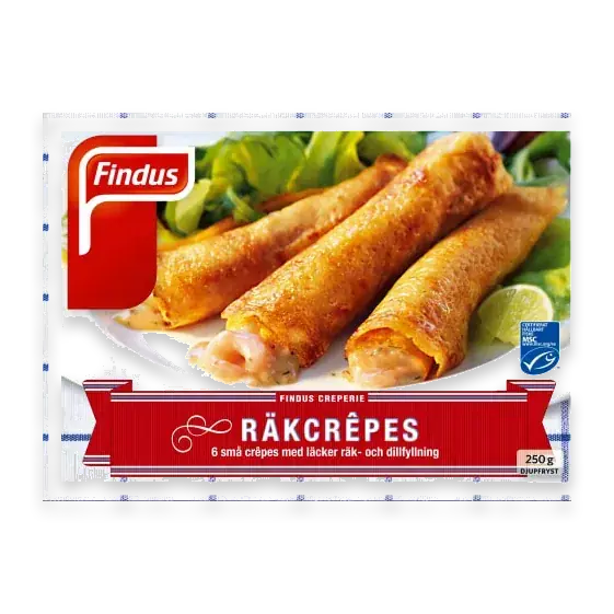 Räkcrêpes Frysta