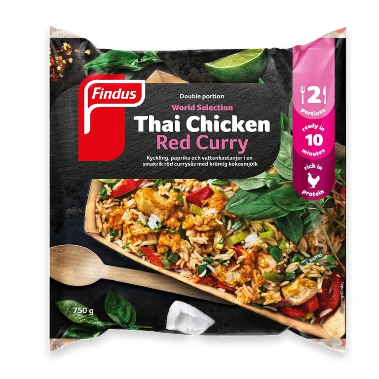 Thai chicken red curry 750g