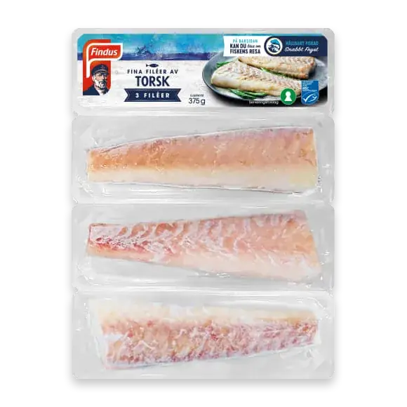 Torskfilé Fina Frysta/3-pack