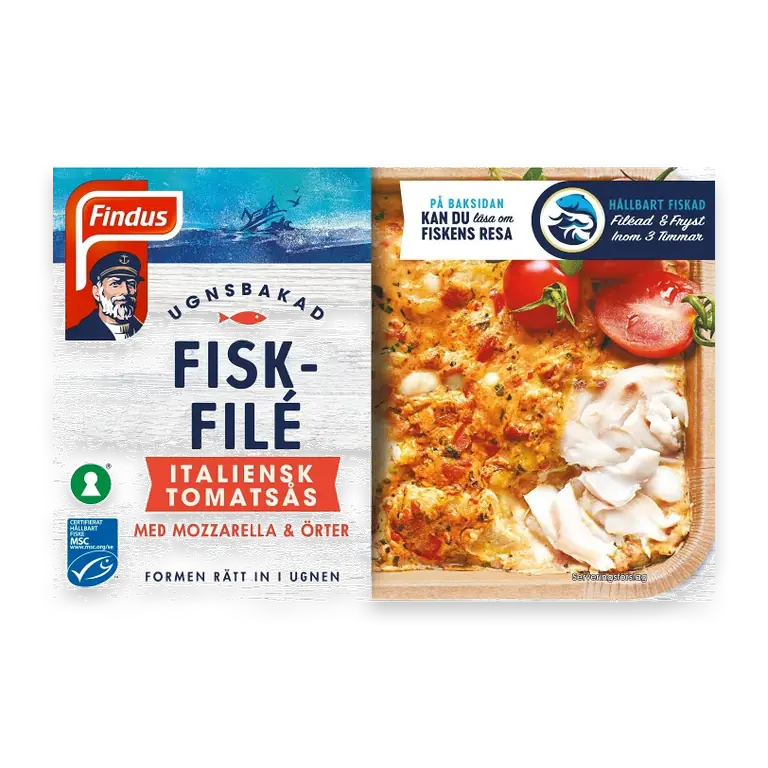 Ugnsbakad Fisk Tomat 380g