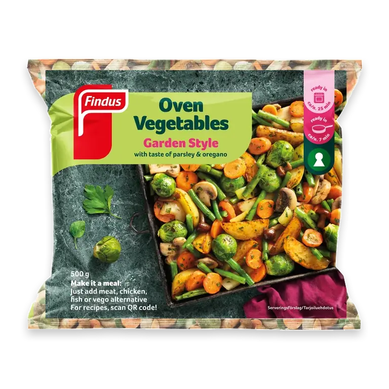 Ugnsgrönsaker Garden Style 500g