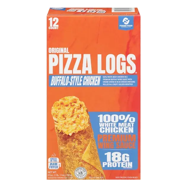 Original Buffalo-Style Chicken Pizza Logs