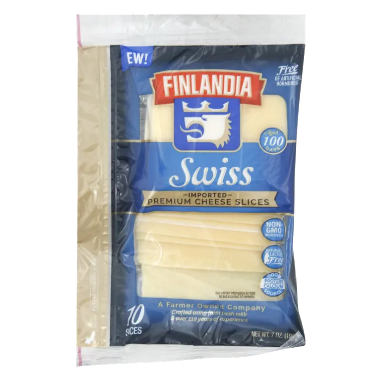Swiss Imported Premium Cheese Slices