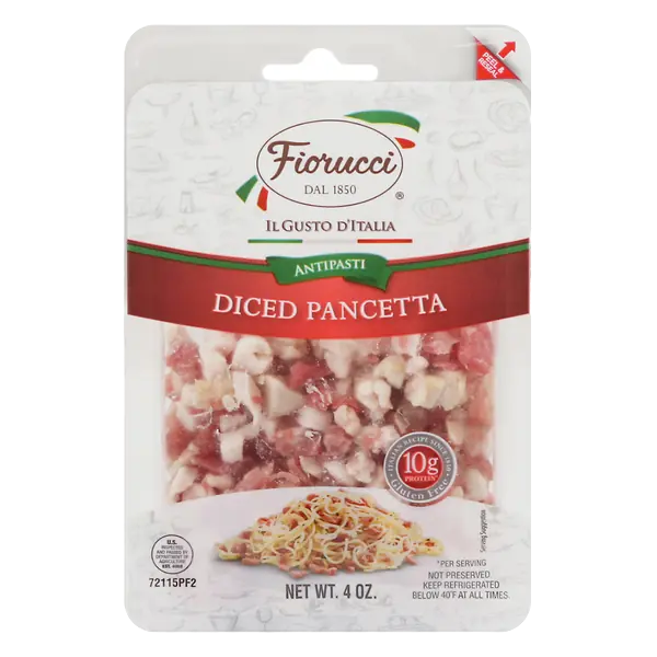 Antipasti Pancetta Diced