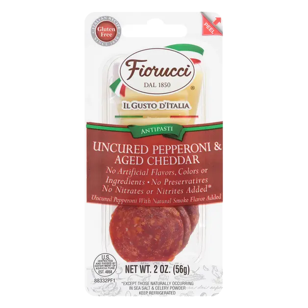 Uncured Pepperoni & Aged Cheddar