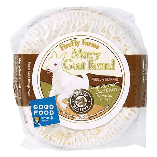 Merry Goat Round Spruce Reserve Goat Cheese