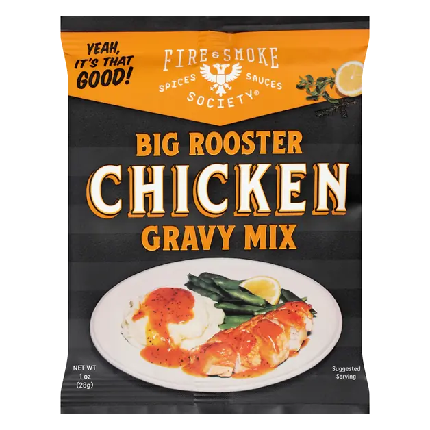 Big Rooster Chicken Gravy Mix Packet