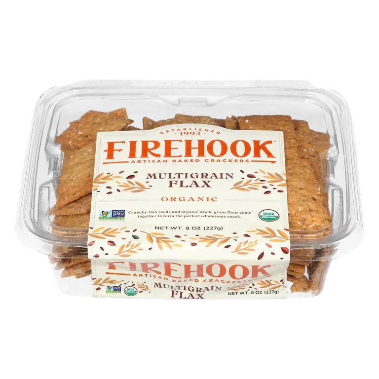 Multigrain Flax Organic Mediterranean Baked Crackers