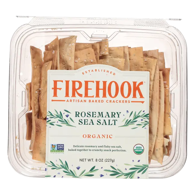 Organic Rosemary Sea Salt Mediterranean Baked Crackers