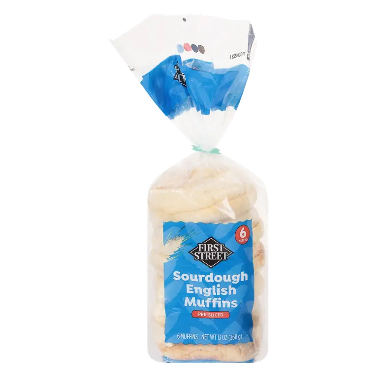 Sourdough Pre-Sliced English Muffins