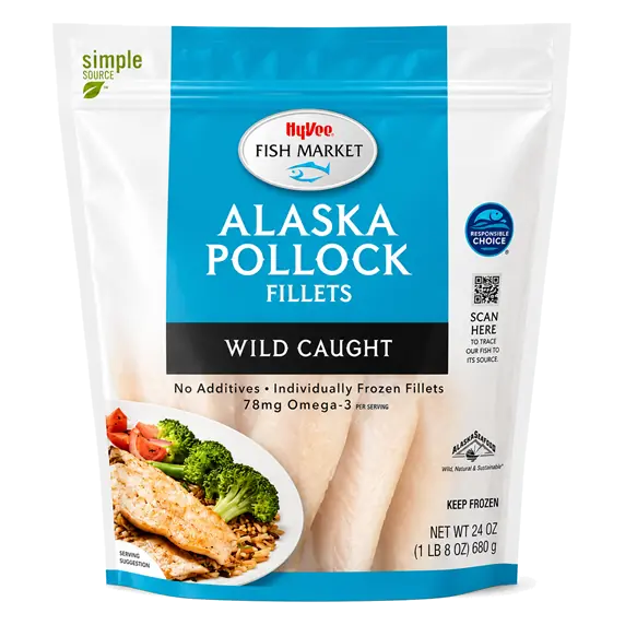 Hy-Vee Fish Market Alaska Pollock Fillets